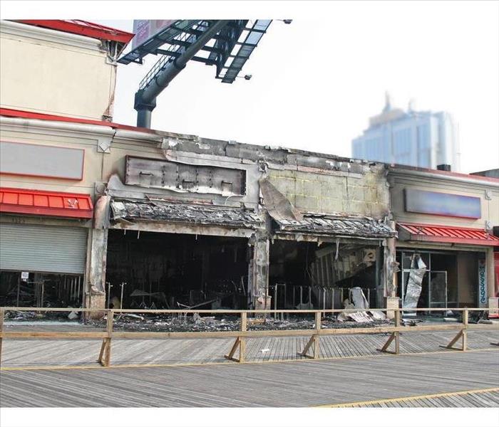 Two stores burned